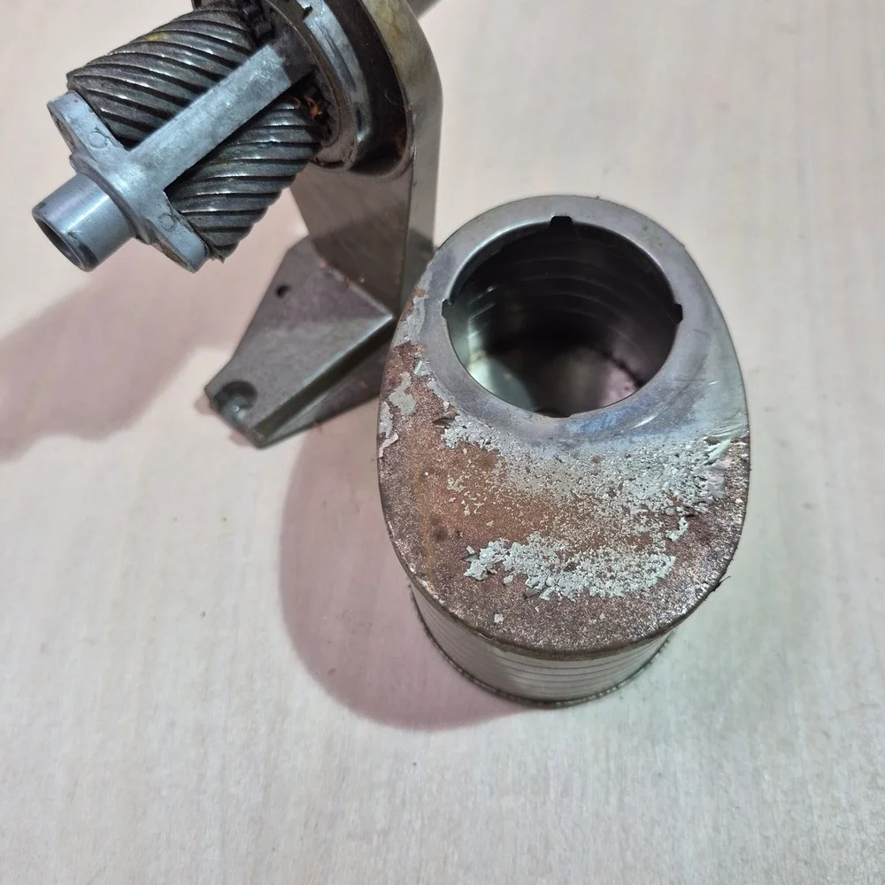 Vintage Apsco Chicago Metal Pencil Sharpener Type 2A Cutter Assembly‎ Desk Mount